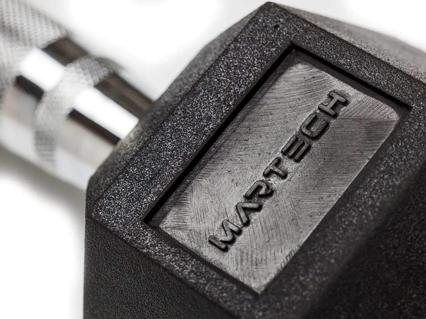 Martech hexagon dumbbell close up