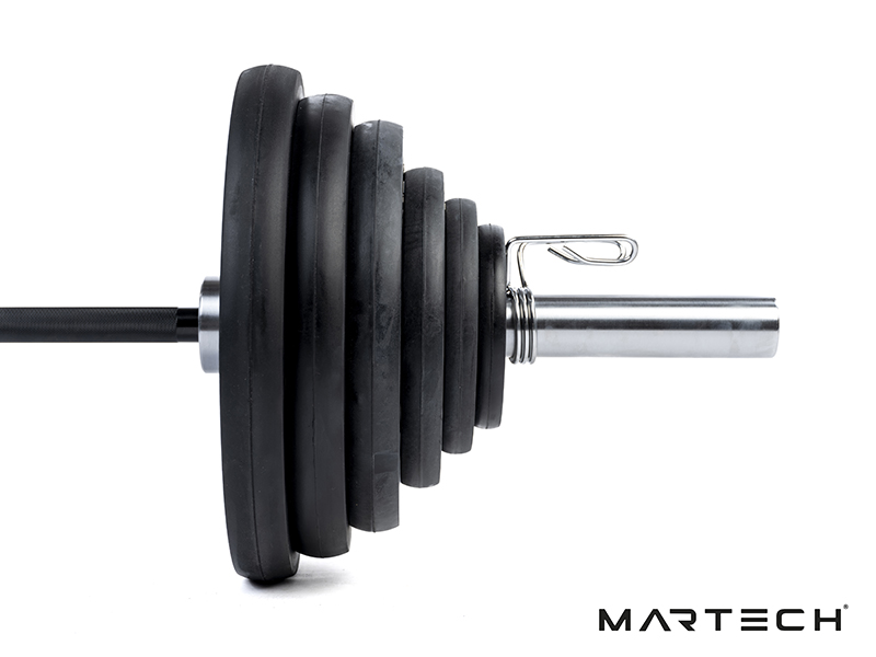 Barbellset: 107,5KG + heavy load bar 220CM