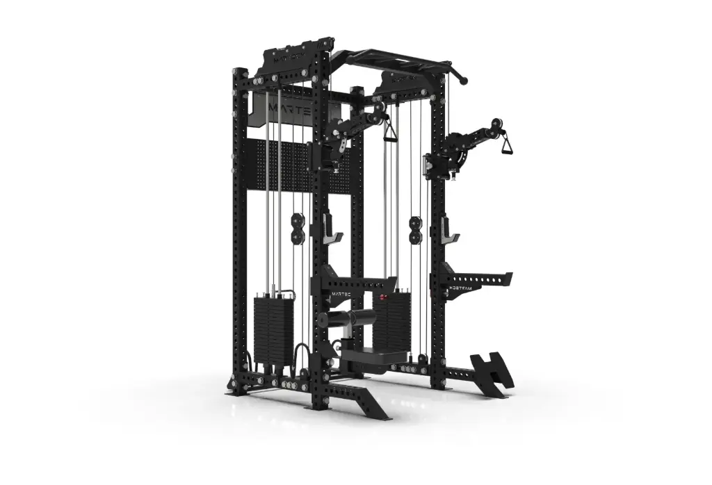Martech M8 2IN1rack 180° adjustable pulley arms - Cable station / Lat pulley - 2x90KG - 1:1 ratio
